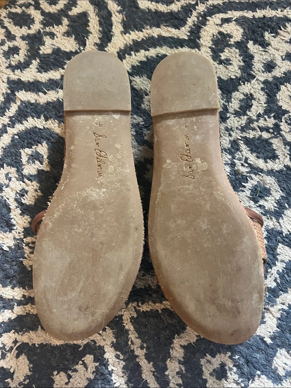 👡 Sam Edelman “Pauleena” Brown Woven Espadrille Sandal 🌞